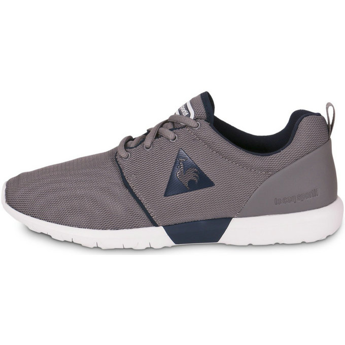 Le Coq Sportif Dynacomf Text Gris - Chaussures Baskets Basses Homme